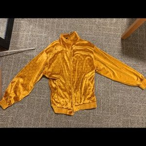 Velour Gold Gucci Jacket